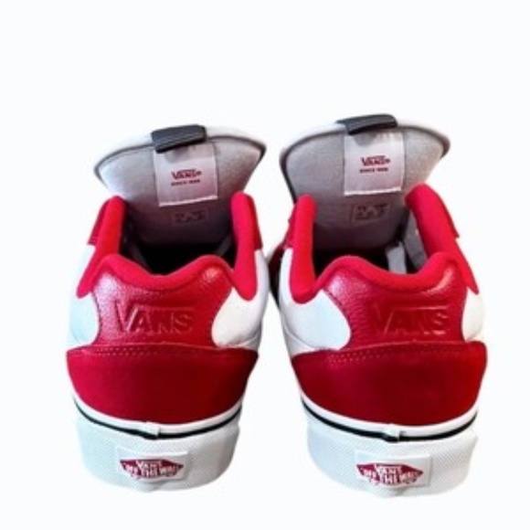 Vans Mens Chukka Push Shoes Size 7.5 Red‎ Gray White main image 8